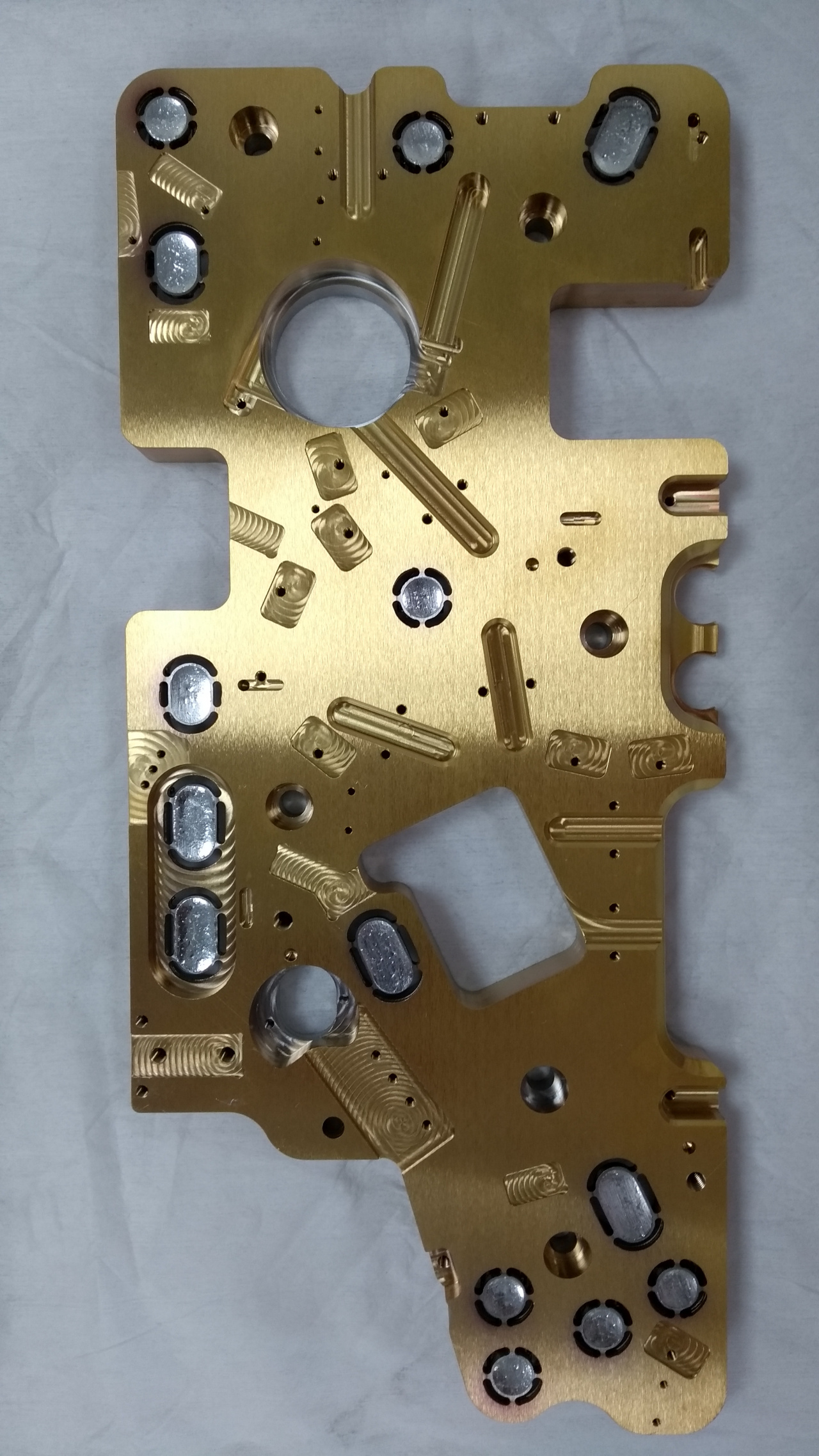 High Precision Milling, Gold-plated